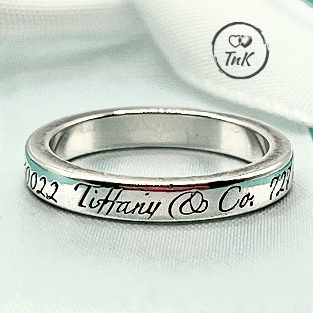 Rare & Retired - Tiffany & Co Notes Fifth Ave Ring - Size 4